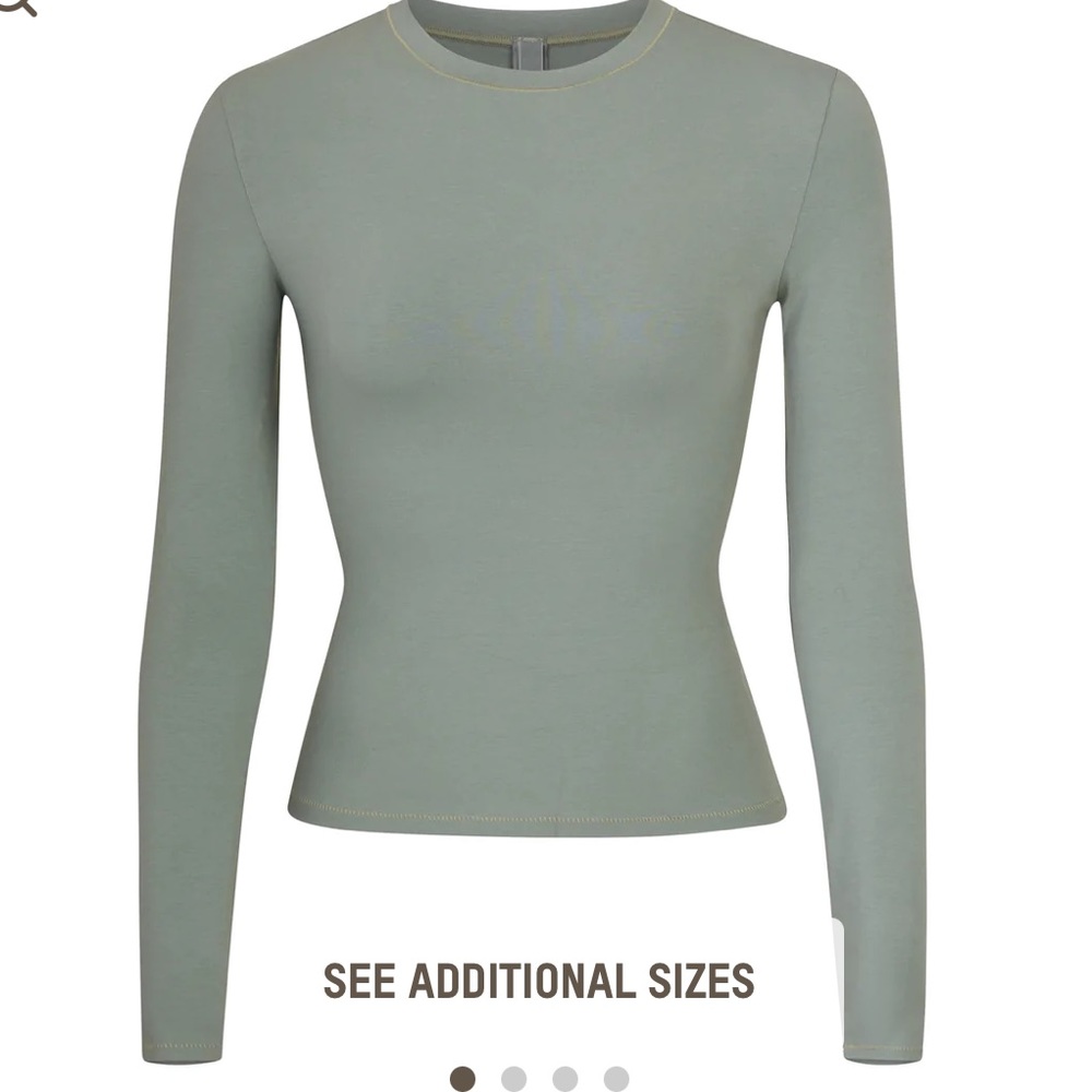 COPY - Skims // size XXS // cotton collection // jersey long sleeve tee // mine…